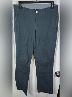 Women’s Kuhl Spire Roll-up Pants Dusty Blue Size 8 Cotton Blend Hiking Outdoor